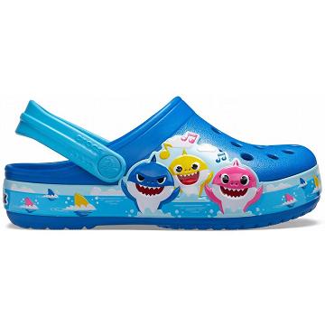 Crocs Fun Lab Baby Shark Band Klumpa Fiú Kék | HU 1438ILHS